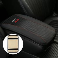 Car Armrest Box Cushion Cover Pad Mat Auto Accessories For Audi RS Sline A6 C5 C6 C7 C8 A4 B5 B6 B7 B8 B9 S3 S4 S5 Q3 8U Q5 8R