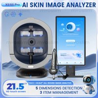 Professional 3D Facial Skin Analyzer Scanner with Dermatoscope for Face Diagnostics Analysis Machine