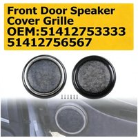 51412753333 Higher Quality Chrome Front Door Speaker Cover For Mini R55 R56 R57 R58 R59 For BMW For CLUBMAN R55 51412756567