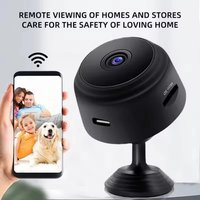 1080P HD WiFi Mini Camera Wireless Night Vision, Built-in Magnet Storage Remote View via Phone Home Baby Pet Nanny Security Cam