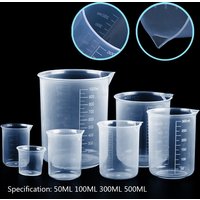 50ML/100ML/300ML/500ML Supplies Hot sale Graduated Borosilicate Beaker plastic Measuring Cup Chemical Laboratory Beaker Plastic