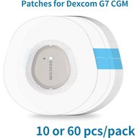 10/60pcs Fixed Sensor stickers Dexcom G7 over patch CGM Transparent Adhesive Patches Waterproof Sweatproof Pre-Cut Adhesive Tape