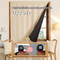 Simple installation, self-adhesive, fully blackout curtain cloth, no punching, bedroom, sunshade, living room, bedroom balcony