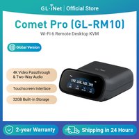 GL.iNet Comet Pro (GL-RM10) Remote KVM Wi-Fi 6 4K@30Hz Passthrough Touchscreen 32GB eMMC Remote Access Disaster Recovery