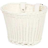 Front Handlebar Bike Basket Rattan Woven Removable Waterproof Storage for Commuters Shopping Picnic Riding