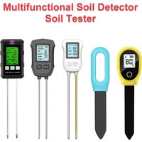 Digital Soil Tester for pH/Moisture/Temp with Backlit LCD, Fast Read, Auto Shutoff for Gardening Greenhouse Farming Potted Plant