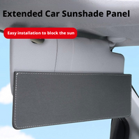 Car Sun Visor Extension, Anti-Glare Car Shade Panel, Car Interior Sun Protection Accessory