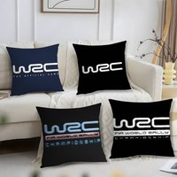 WRC Rally R-RacingS Pillow Case Short Plush Print Cushion Cover Square Throw Pillow Covers Sofa Home Decor