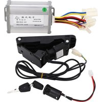 36V 1000W Electric Bike Motor Controller Throttle Foot Pedal Kit Brushed Lithium Electric Bicycle Modification Kit