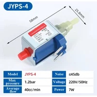 JYPS-4 Electromagnetic Plunger Pump AC 220V-240V 7W Water Suction System for Steam Iron/Mop/Garment Steamer/Coffee Machine