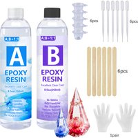 Epoxy Resin Kits Set, Art Kit with Crafts, for Adults, Beginners, Art Supplies for DIY Lovers, DIY Gift for Women