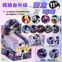New 10Pieces Anime badge Solo Pvc Transparent card Brooch Pin Cosplay Badge Decoration Birthday gift