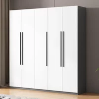 Fashion Baby Girl Clothes Wardrobe Luxury Bedroom Detachable Wooden Wardrobe Organizers Storage Hotel Furniture
