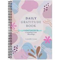 P5EA Daily Gratitude Journal Light Weight Portable Gratitude Planner Notebook for Daily Reflection and Goal Tracking 14x21cm