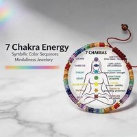 7 Chakra Natural Stone Bracelet Healing Crystal Anxiety Relief Wristband Yoga Meditation Spiritual Energy Jewelry
