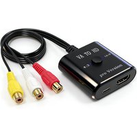 RCA Cable Video Adapter 1080P Converter RCA to HDMI-compatible Cable HD Link Cable