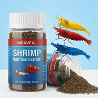 Color Enhancing Shrimp Food Nutritional Diet Aquarium Sinking Pellets Crayfish Crab Crystal Black Shell Cherry Bottom Feed Pet