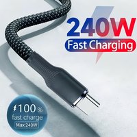 Dual USB-C To Type C Super Fast Charging Data Cable For iPhone 17 16 Samsung Huawei Xiaomi Quick Cord Transfer Wire 1m