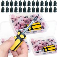 31-61PCS Car and Motorcycle Tubeless Repair Pins and Tools Tubeless Car Tire Repair Rubber Pin Sets Portable Tire Repair Screws