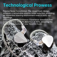ARTTI R3 In-ear Earphone 10mm Beryllium-plated Dynamic Driver Monitor HIFI Earphone, Detachable 0.78 2pin/Type-c Connector Cable