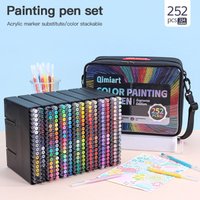 Languo 234colors/252 PCS Multi-Color Gel Pen 0.6mm Handbook Morandi Color Gel Pen Student Writing Painting Drawing Marker Pens