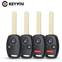 KEYYOU 2/3/4 Tasten Keyless Remote Auto Schlüssel Shell Fob Für 2006 - 2013 Für Honda Accord Civic Fit CRV Pilot insight Ersatz