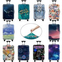 Travel Suitcases Protector for 18-32 Inch Elastic Suitcase Carrier Luggage Protective Cover Travel Accessories XLXBHT01