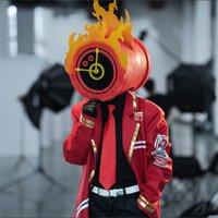Game Limbus Company Dante Cosplay Mask EVA Alarm Clock DURANTE Full Head Helmet Adult Performance Halloween Costume Prop