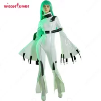 Miccostumes Women's Anime C Costume Halloween Cosplay Costume with Choker and Stockings
