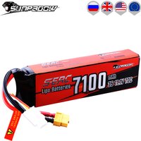Stalpadow-Batterie Lipo 3S, Prise 11.1V, Compte 60, 7100mAh, 70C, Pack Souple pour Voiture RC, Avion, Camion DJI, Précieux Bumosquito, Bateau, Modèles de Course