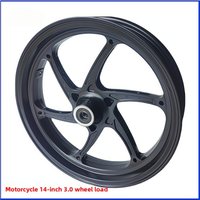 13 Motorcycle Hub 12 Inch Electric Vehicle Aluminum Wheel 14 Suitable For Small Cattle U+B Combat Speed M5 Black Rims