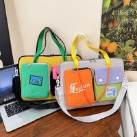 14/15.6/16 Inch Laptop Storage Bag Dopamine Colorful Korean style Ipad Storage Bag Macbook Air/Huawei Case Student Stationery