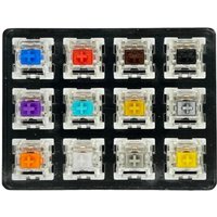 Outemu Switches Tester for Mechanical Keyboard Gaming Switch 9 12 Key Blue Linear Clicky Slient Silver White SMD Axis Customize