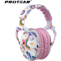 PROTEAR Kids Ear Muffs Noise Reduction 25dB Hearing Protection Unicorn Ear Protectors for Autism Sensory Child Airplane Sleeping