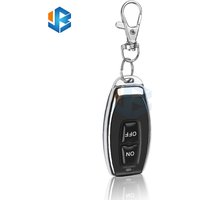 433MHZ 2 Channel Auto Learning Code Remote Control Electric Gate Garage Door Opener with Keychain for Home