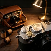 Brass Metal Soft Shutter Release Button for Fujifilm XT4 XT5 XT20 XT50 X100VI XM5 XE4 Nikon ZF Camera Accessories