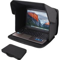 Ochrona przed słońcem dla laptopa, przenośny parasol do laptopa 16 cali, torba chroniąca komputer przed słońcem do pracy na zewnątrz, składana osłona.