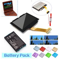 Rechargeable 3.7V Pack V5 Laminated IPS 3.0 inch Drop in Screen Kit For GBA SP Build in OSD Desaturation LCD Kit Easy to Install