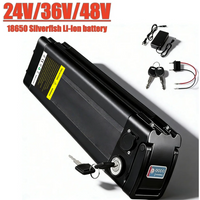24V/36V/48V Battery Pack 11Ah 15Ah 17Ah 20Ah Silver Fish Li-Ion Batter with 2A Charger, for Silverfish 250W-1000W Bafang Motor image 4