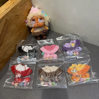 New CRYBABY Avacation Collection Limited Doll Clothes For CRYBABY Outfits Dress-Up 4PCS Winter Clothes Set DIY Doll Accessories