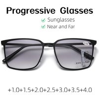 Sports Multifocal Reading Glasses Men Women Outdoor UV Protection Sunglasses Unisex Retro Business Progressive Near Far Eyewear