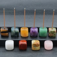 1 stücke Natürliche Kristall Weihrauch Sticks Halter Spule Räuchergefäß Felsen Quarz Stein Basis Buddhistischen Innen Altar Tisch Hause Dekoration