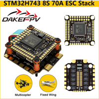 H743 Flight Controller / H7 V3S Plus FC + 70A 4in1 BLheli_S ESC Stacks 30.5*30.5mm For RC FPV Racer Drone