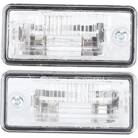 Pair of License Plate Light 8E0807430A 8E0807430B Fit for Audi A3 A4 A5 A6 C6 A8 D3 Q7 RS4 2001-2012
