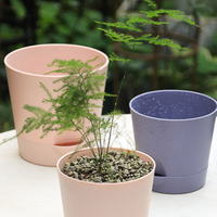 Self Watering Succulent Planter Flower Pot Plastic for Succulents Home Indoor Plants Desktop Water Culture Plant Pot New 2026