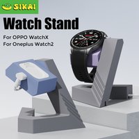 SIKAI Smart Watch Charger Stand for OPPO WatchX/Oneplus Watch 2/2R Holder Dock Charger Station With OPPO WatchX Charge Cable