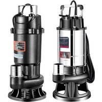 220V Feces Pumping Mud Sewage Pump Cutting Sewage Pump Small Household Submersible Pump Septic Tank Pump Pumping Machine