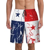 AliExpress Sugiuchi Men's Panama Flag Beach Pants Board Shorts Surfing Boys Soccer Cycling Swimwear Running Polyester