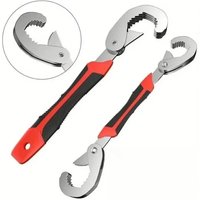 Adjustable Spanner Universal Wrench Quick Multi Function 6-22mm Grip for Hand Repair Tools Hardware Double Ended Pipe