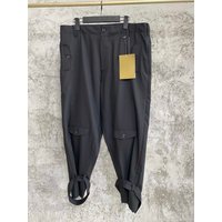 TOP-YAMAMOTO original design wool comfortable tight-fitting trousers, solid color design sense, workwear style casual pants for